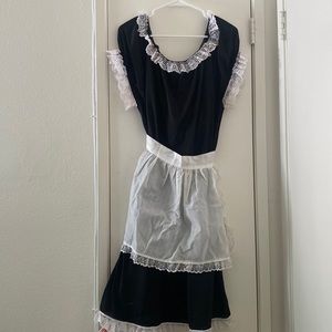 Womens French Maid Halloween Costume